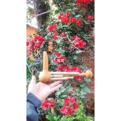 Lusheng Qi "Zilal" Lisu Wuguan Lijiang Bronze Язык с двойной настройкой тыквы