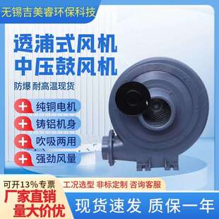 锅炉通风引风透浦式利息蜗壳中压风机CX-125炉窑排废燃烧助燃风机