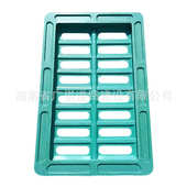 湖南井盖 绿化水沟盖板双蓖雨水篦子带底座排水 复合树脂雨水井