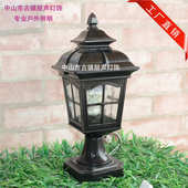 户外欧式 大门庭院柱头灯仿古防水酒店过道围墙灯草坪花园景观灯
