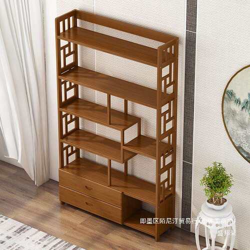 厂家直销实木中式家用玄关隔断茶具博古架办公多宝阁装饰品摆件层