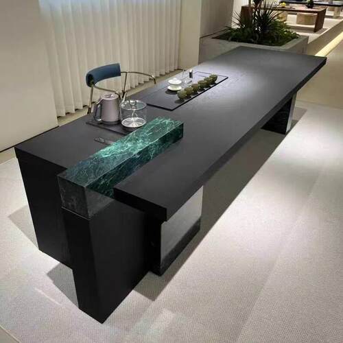 新中式实木茶桌椅组合现代轻奢家用茶室高端别墅客厅茶台泡茶桌