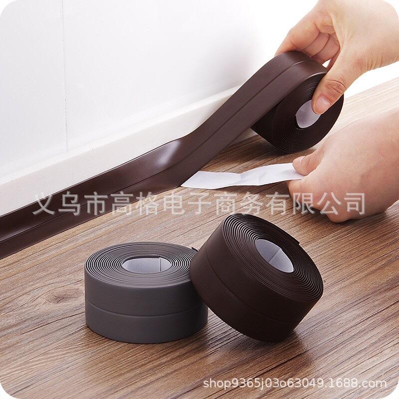 厨房防油贴纸水槽防霉贴挡水条浴室马桶贴防水胶带密封条缝隙贴条