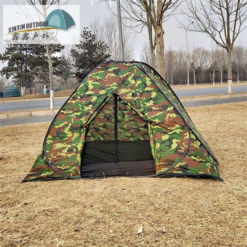 速开帐篷 双人野营免搭建沙滩帐篷 自动折叠户外野营帐篷便携