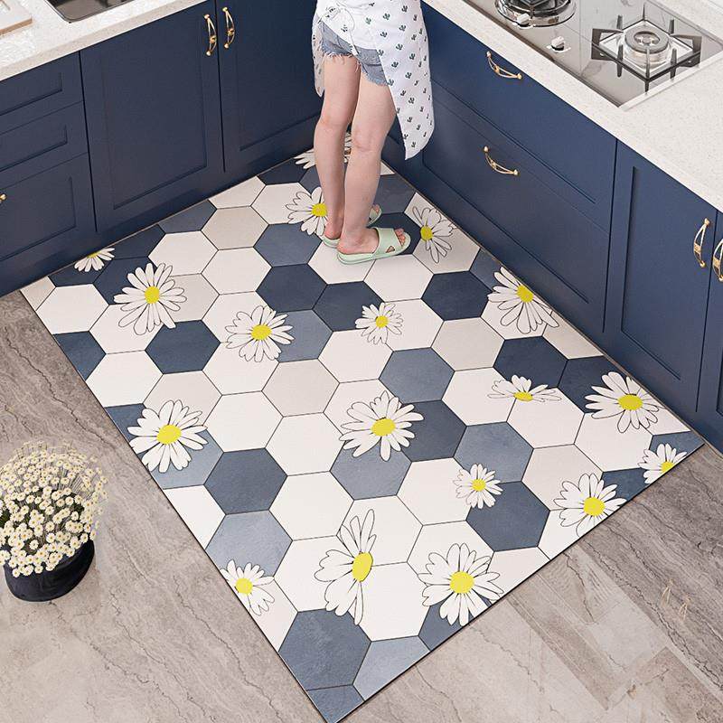 2023新款厨房满铺地垫防油防水防滑耐脏pvc可擦免洗厨房专用地毯,居家布艺,厨房地垫,淘宝优惠券,粉丝福利购,淘宝优惠卷