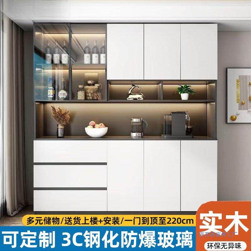 餐边柜储物高一NPH体靠柜简约厅加厚家用酒柜家居收纳置墙物客柜