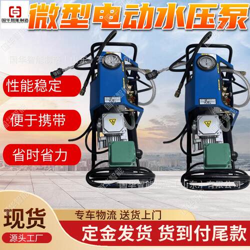 便携式电动水压泵 国华智能重量轻工作稳定 LB-7防爆水压泵