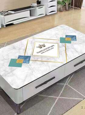 加几厚PMX玻防烫桌布客厅茶桌防垫油pvc软璃数码印花不透明免洗轻