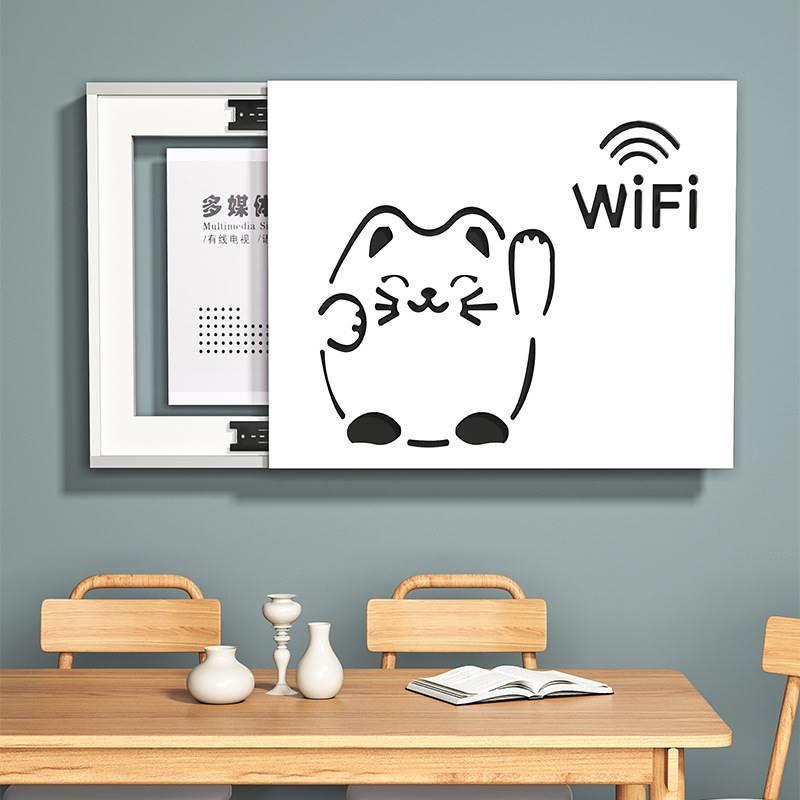 电表箱装饰画 画配电箱盖板遮挡装饰弱电箱网路线 线盒遮挡免打孔