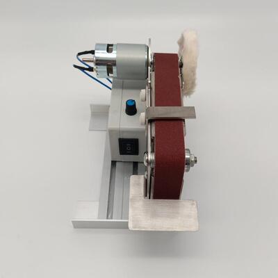 小迷你型电动PRL砂带机抛光机磨机电动打磨机开刃机刀DIY台式沙磨