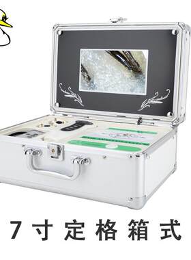 7寸箱式头皮检测仪皮肤毛发毛囊检测仪毛囊双镜头高清