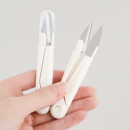 Household Stainless Steel Mesh Scissors U-shaped Spring Scis
