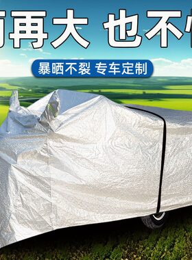 电动三轮车防雨罩加厚防水雨披机车通用成人滑板车防晒车罩遮雨车