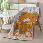 毛巾RX 纱布浴巾全棉洗澡裹巾吸水不掉毛男女新款 下单立减50