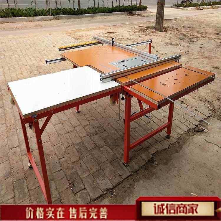 木工小型折叠无尘推拉子母锯台面雕刻有刻度吸尘99%金辉