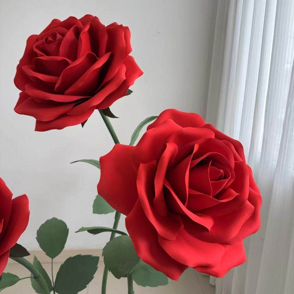 户瑰大型纸花婚礼U50629橱艺窗布外置装饰路引网红打卡摄影道具玫,节庆用品/礼品,婚庆绢花,淘宝优惠券,粉丝福利购,淘宝优惠卷