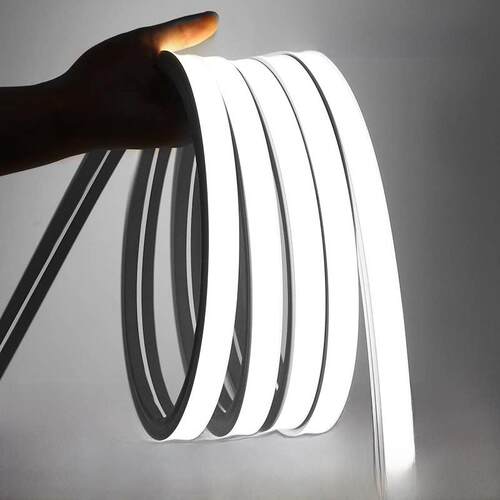 220V隐藏式铝槽线性灯Led柔性硅酮灯嵌入客厅天花室外防水灯条