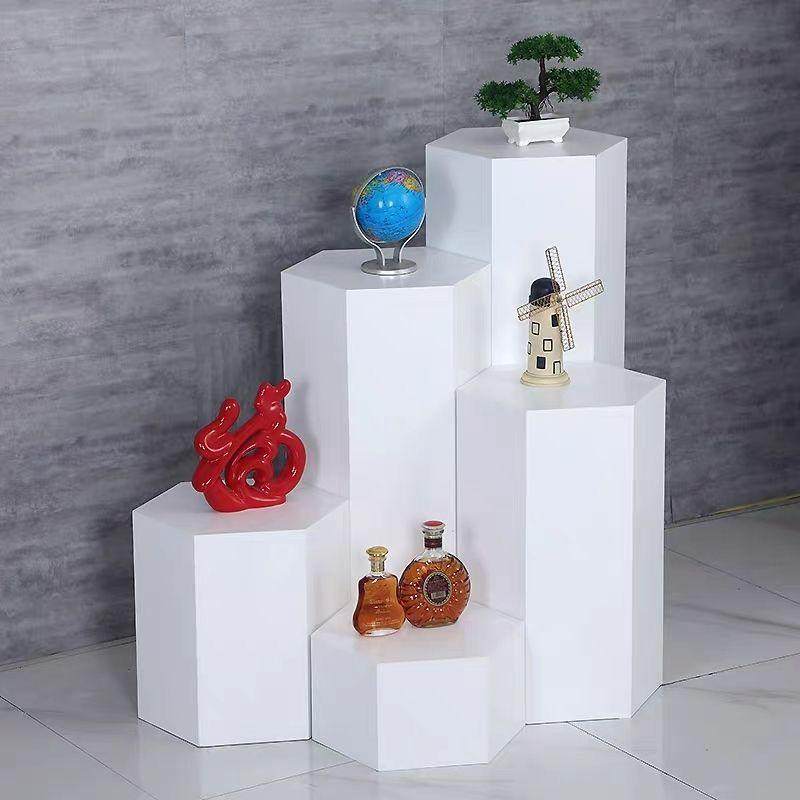 木质烤漆展台六角形展示台展览展示柜橱窗模特底座高低流水台,文具电教/文化用品/商务用品,笔架,淘宝优惠券,粉丝福利购,淘宝优惠卷