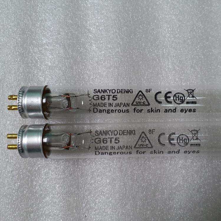 SANKYO DENKI三共G6T5紫外线消毒灯GL6 6W紫外线灭菌灯