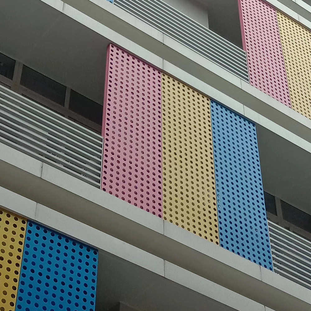 万诺幕墙装饰氟碳喷涂穿孔铝单板冲孔网筛板门头圆孔冲孔板外立面,商业/办公家具,瓷砖展架/地板展架,淘宝优惠券,粉丝福利购,淘宝优惠卷