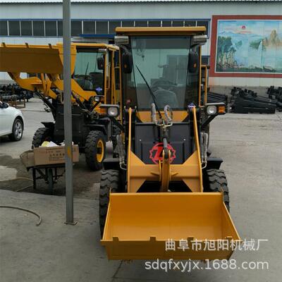 厂家直供1吨轮式小铲车工地工程小四轮装载机搅拌机上料铲运机