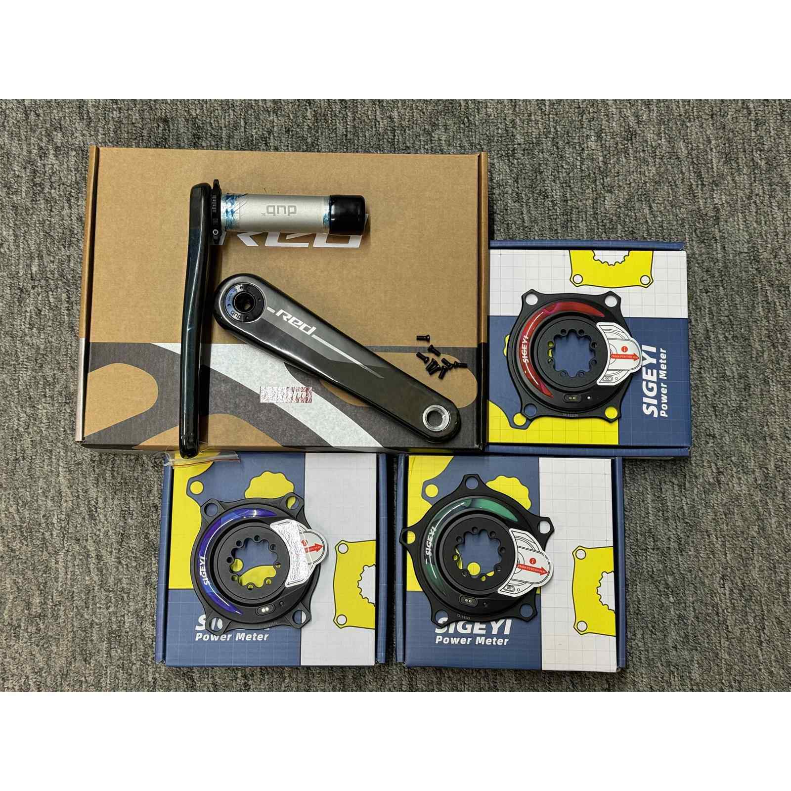 行货Sram Red axs D1 E1新款 Sigeyi Axo 功率计牙盘 碳纤维曲柄