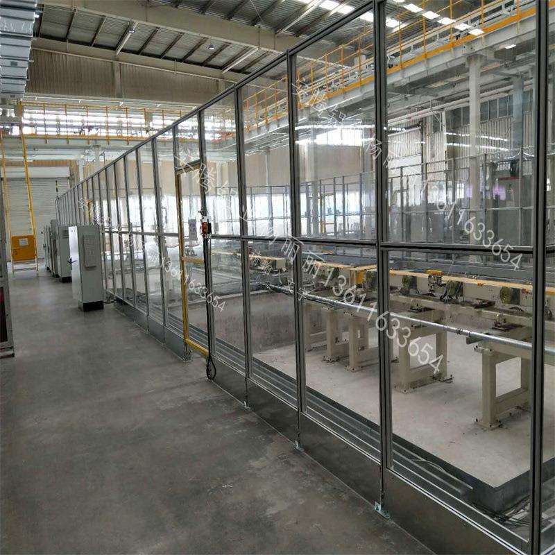 嘉兴 工业铝型材 设备防护罩 工作台 机器人安全围栏 弧焊房图片
