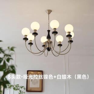 美式 书房餐厅吸顶灯具 复古中古吊灯卧室客厅主灯新中式 法式