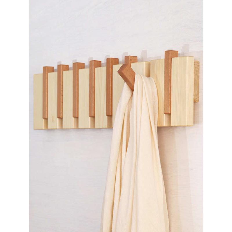 实木挂钩玄关入户卧室挂衣钩墙上木质挂衣架壁挂创意墙壁衣帽挂钩
