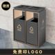 酒店不锈钢垃圾桶商用电梯口商场大堂走廊立式 带烟灰缸户外果皮箱