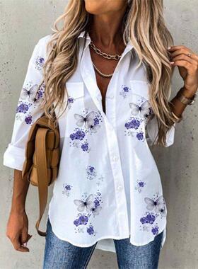Temperament Women Shirt Loose Long Sleeve Shirt Women Casual