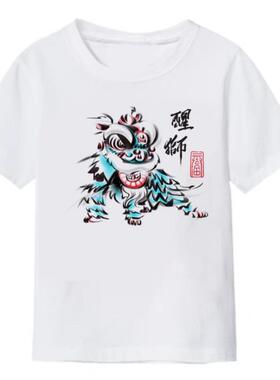 高档2-服18园舞岁儿童醒狮裤羊毛狮裤子全套表演小孩幼儿演出舞狮