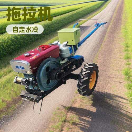 151底盘18马力手扶拖拉机大棚开沟起垄机多功能土豆地瓜收获机