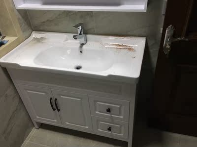 北欧小户型现代简约落地式浴室柜怎么样？用后一周发现软肋