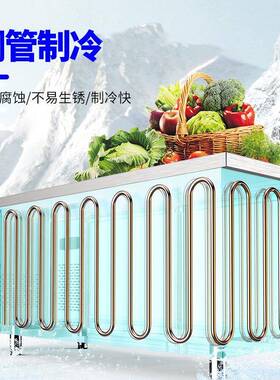 定制保鲜工作台冷藏冷冻商用保鲜案板式酒店厨房餐厅操作台冰箱