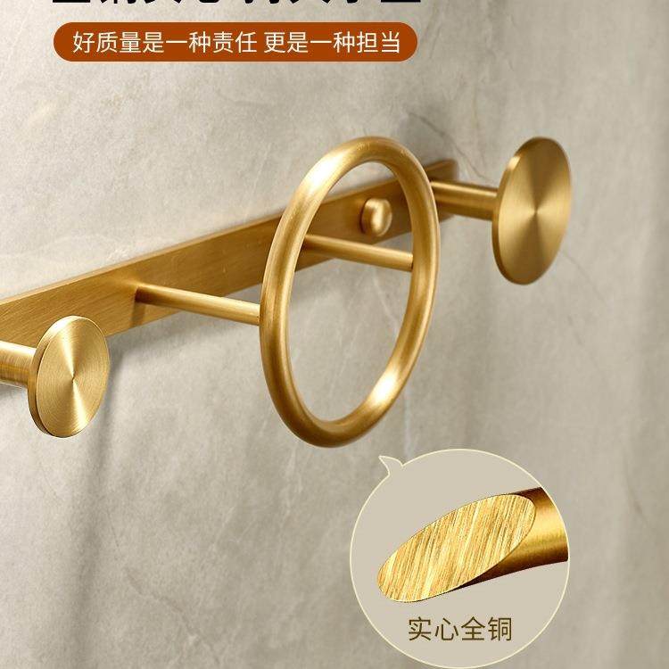 新品实心全铜挂衣钩门玄关GZY上衣服挂钩挂衣架壁墙入户进门挂衣