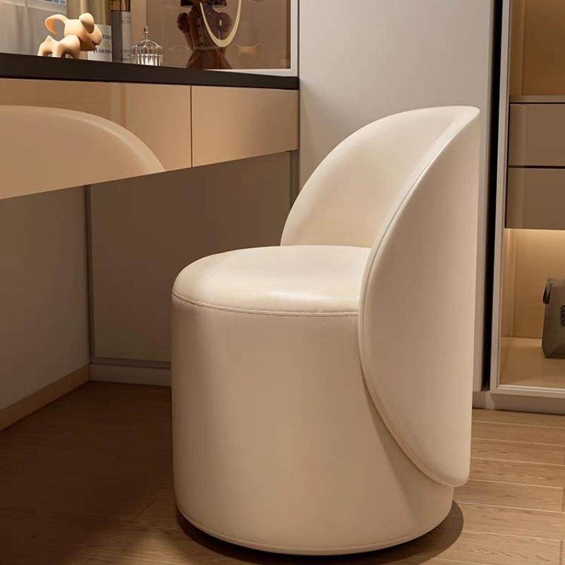 旋转梳妆化妆凳家用梳妆台卧室简约圆凳靠背网红客厅化妆凳子椅子