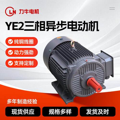 厂家现货YE2三相异步电机国标全铜80V卧式立式0.7511KW工业电机