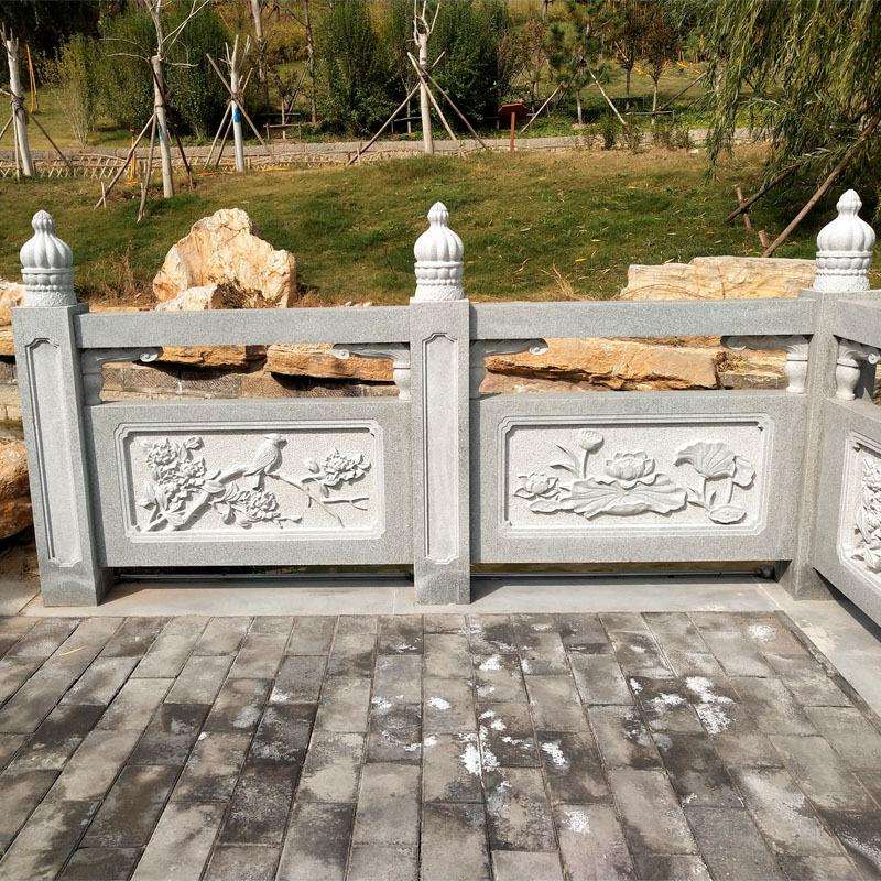 供应青石石栏杆河道建筑石栏公园河流扶手简易石栏杆厂家直售