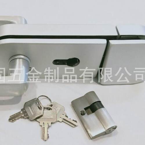 玻长固合时铝ST-G012B金璃门锁推拉无框玻璃门办公尚商用锁单双门