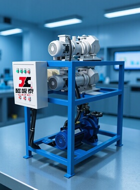 罗茨真空机组真空干燥木材厂真空JZJS300罗茨泵水环泵真空机组