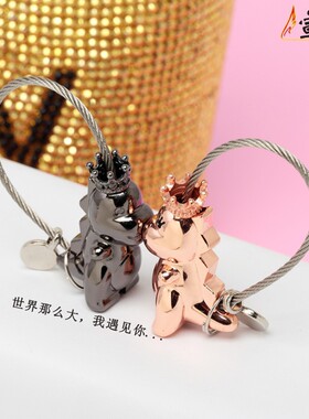 网红恐龙钥匙扣情侣包包挂饰男女士挂包钥匙圈挂件创意礼品小饰品