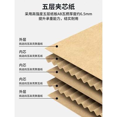 纸箱子搬家打包箱包装箱子加厚加硬瓦楞纸板定制纸板大号纸箱收纳