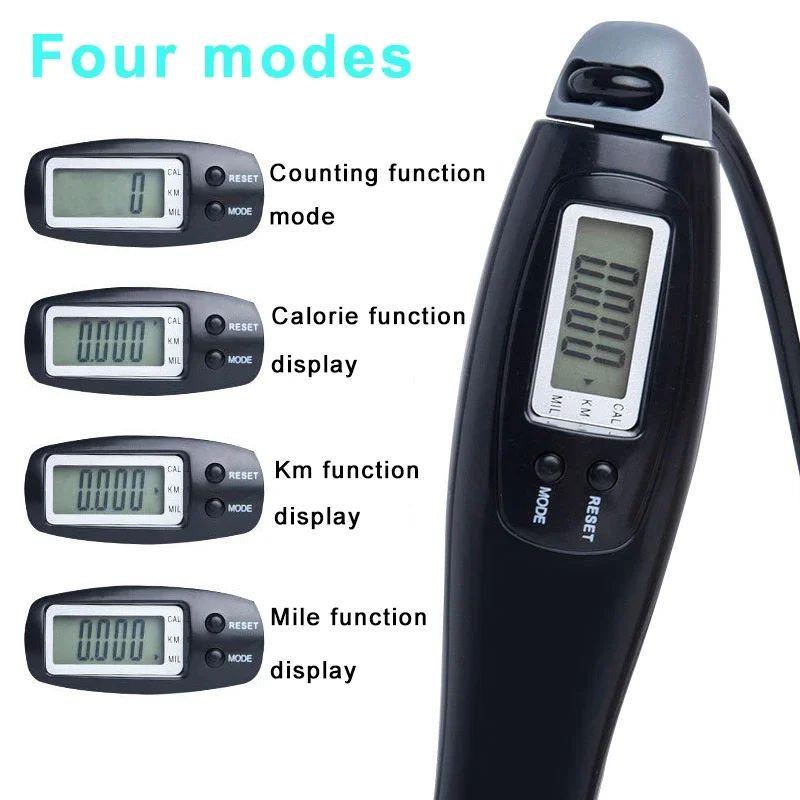 Digital Wireless Calorie Counter Skip Rope Sport Weights Exe