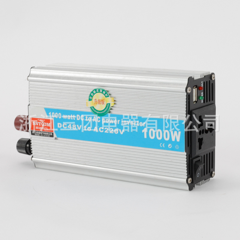 新款SGP1000W汽车电源转换器12V24V转220V车载逆变器正弦波通用变