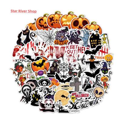 Graffiti Christmas Stickers Halloween Aesthetic Cute Window