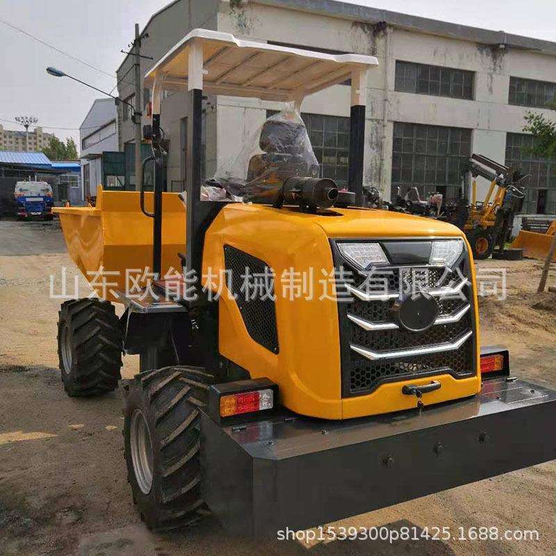 -型前卸式翻斗车 农用四轮蹦蹦车 坚固耐用 无逢翻斗运输车送货