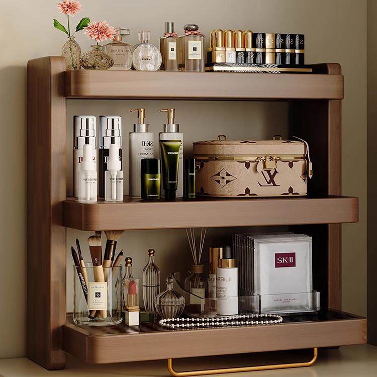 德国桌面置物架化妆品收纳层架桌子上简易置物架办公室工位放置架