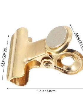 15 Pcs Magnet Clamp Kitchen Metal Clips Whiteboard Magnets