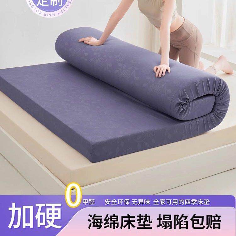 95D高密度海绵床垫家用1.8米学生宿舍单双人1.5加厚床褥硬垫租房